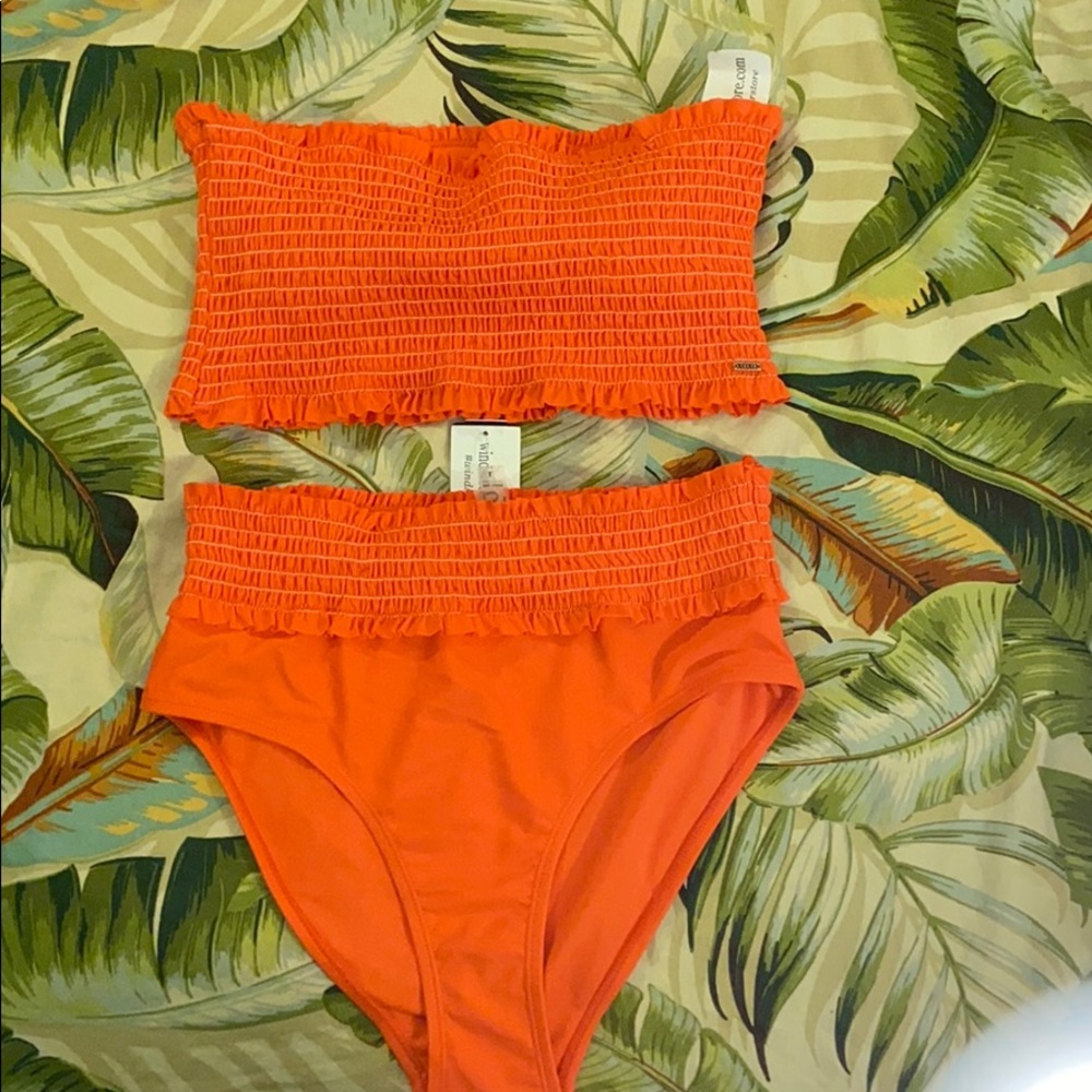 Orange High waisted Bikini!